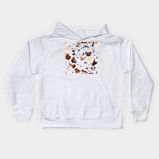 Cute Mixed Breed Puppies Kids Hoodie